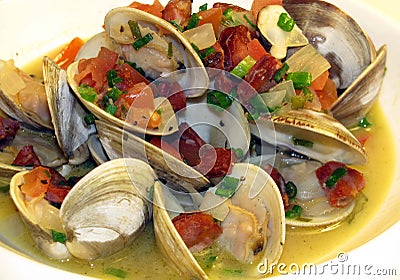 Littleneck Clams Stock Photo