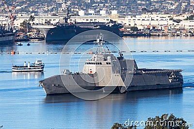 Littoral Combat Ship USS Montgomery Editorial Stock Photo