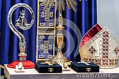 Liturgical ceremonial elements Stock Photo