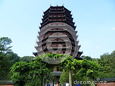 Liuhe Pagoda Editorial Stock Photo