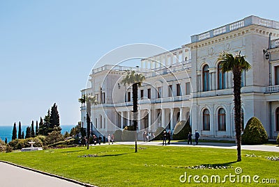 Livadia Palace, Crimea, Ukraine Editorial Stock Photo