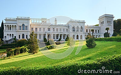 Livadia Palace in Livadiya, Crimea, Ukraine. Stock Photo