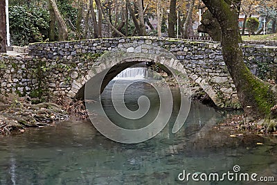 Livadia Stream, Greece Stock Photo