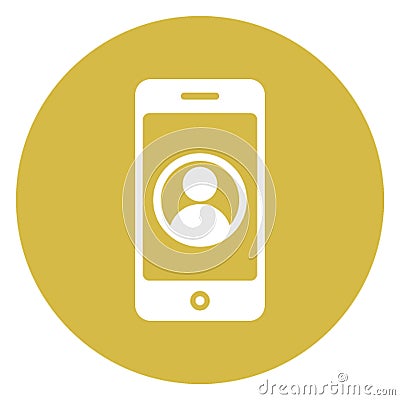 Live call Isolated Vector Icon which can easily modify Vector Illustration