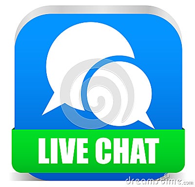 Live chat Vector Illustration