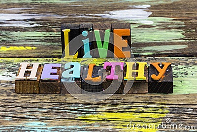 Live healthy lifestyle physical fitness exercise nutrition healthcare nature wellness Stock Photo