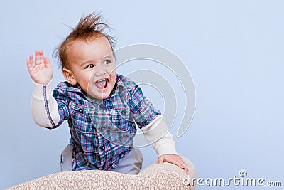 Live long and prosper baby Stock Photo