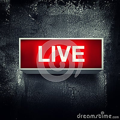 Live message Stock Photo