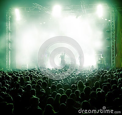 Live music background Stock Photo