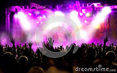 Live music background Stock Photo