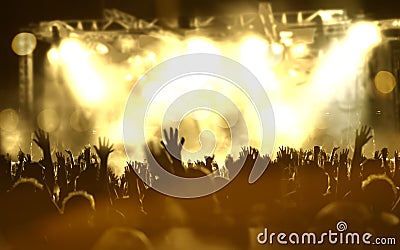 Live music background Stock Photo