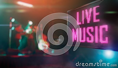 Live Music Stock Photo