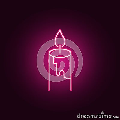 Live soccer tv neon icon. Elements of web set. Simple icon for websites, web design, mobile app, info graphics Stock Photo