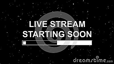 Live Streaming Starting Soon Animation Stock Footage - Video of stream ...