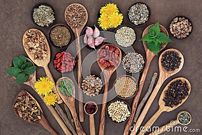 Liver Detox Super Food Stock Photo