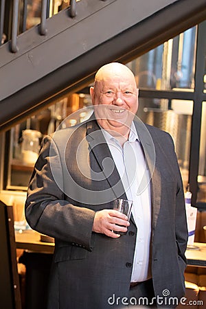 Liverpool, Merseyside, United Kingdom - April 19th 2018 - Liverpool Mayor Joe Anderson Gives Talk Editorial Stock Photo