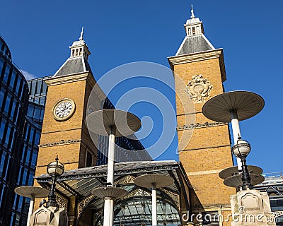 Liverpool Street Station in London, UK Stock Photo