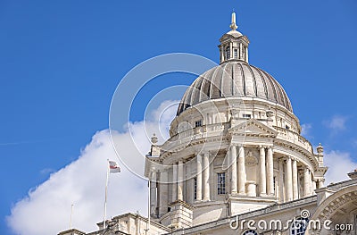 Port of Liverpool Building, Mann Island, Liverpool, England on July 14, 2021 Editorial Stock Photo