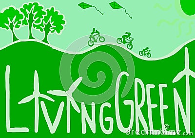 Living green Stock Photo