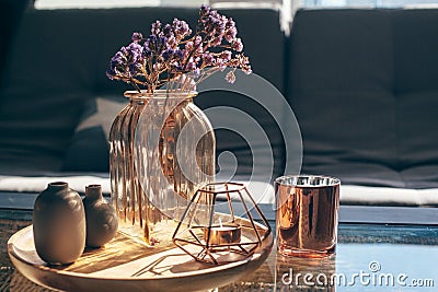 Living room decor Stock Photo