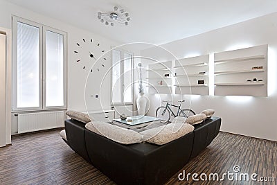 Living room interior design Stock Photo