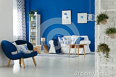 Living room interior design Stock Photo