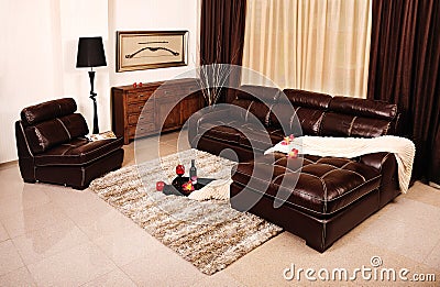 Living Room interior Stock Photo