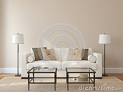 Living-room interior. Stock Photo