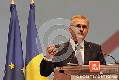 Liviu Dragnea - PSD National Congress Editorial Stock Photo