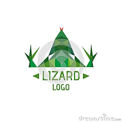 Lizard logotype Vector Illustration