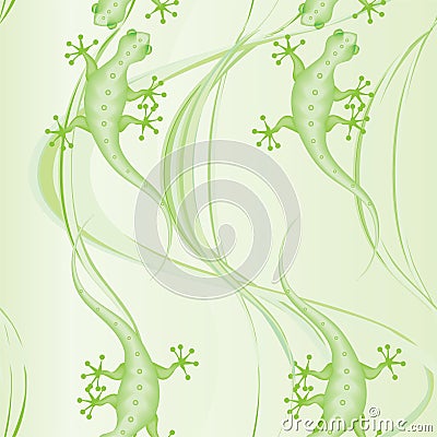 Lizard pattern Vector Illustration