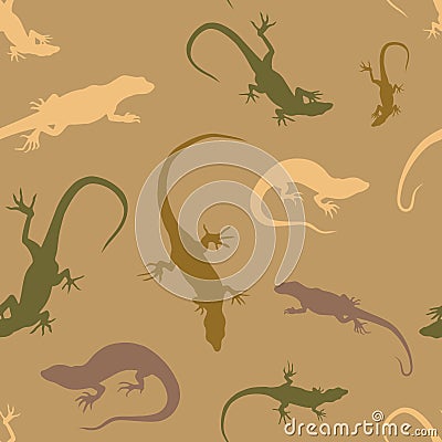 Lizard pattern vector Vector Illustration