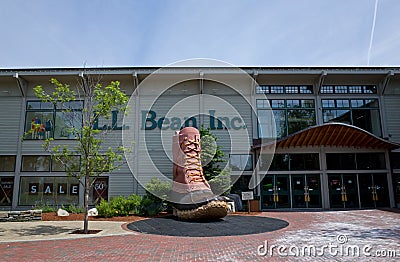 LL Bean Editorial Stock Photo