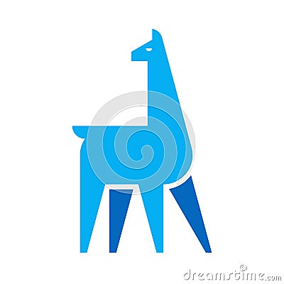 Llama Logo Vector Illustration