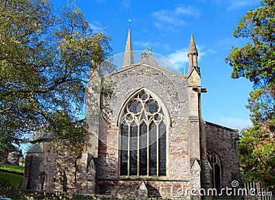 Llandaff Cathedral in Cardiff, Wales, UK Stock Photo