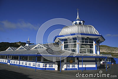 Llandudno Pier Stock Photo