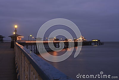 Llandudno Pier Stock Photo