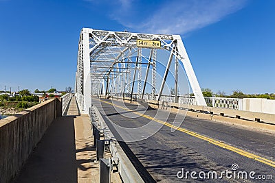 Llano Texas Bridge Stock Photo