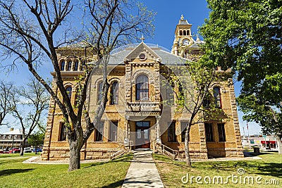 Llano Texas Cityscape Editorial Stock Photo