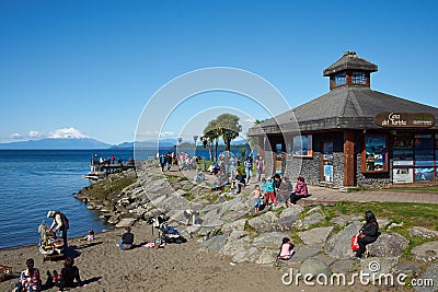 Llanquihue Lake - Puerto Varas - Chile Editorial Stock Photo
