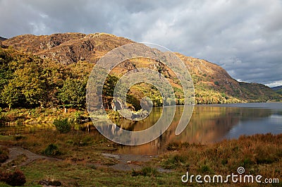 Llyn Dinas Stock Photo