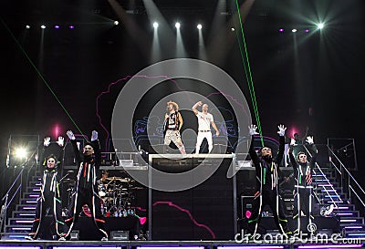 LMFAO perfoms in concert Editorial Stock Photo