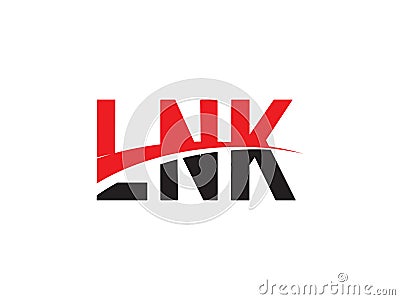 LNK Letter Initial Logo Design Vector Illustration