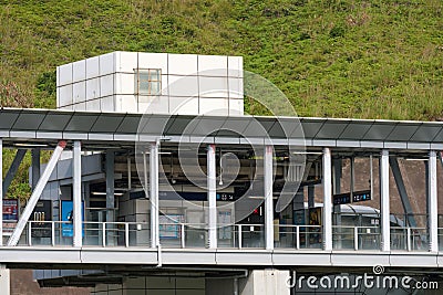 Lo Wu train station in Hong Kong Editorial Stock Photo