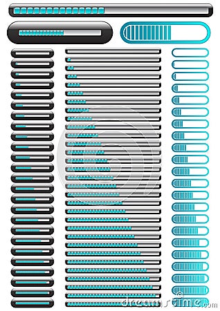 Loading animated indication bar Stock Photo