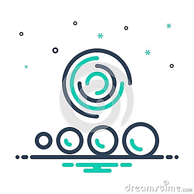 Mix icon for Loading, buffering and loader Vector Illustration