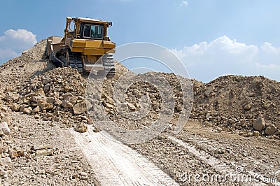 Loading machine Stock Photo