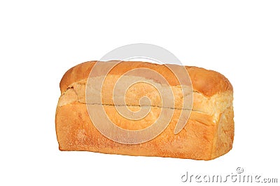Loaf of white bread Stock Photo