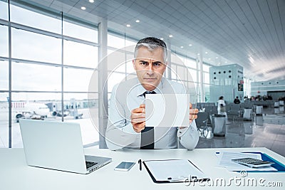 Loan application rejected Stock Photo