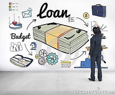 Loan Finance Economy Banking Accounting Concept Stock Photo